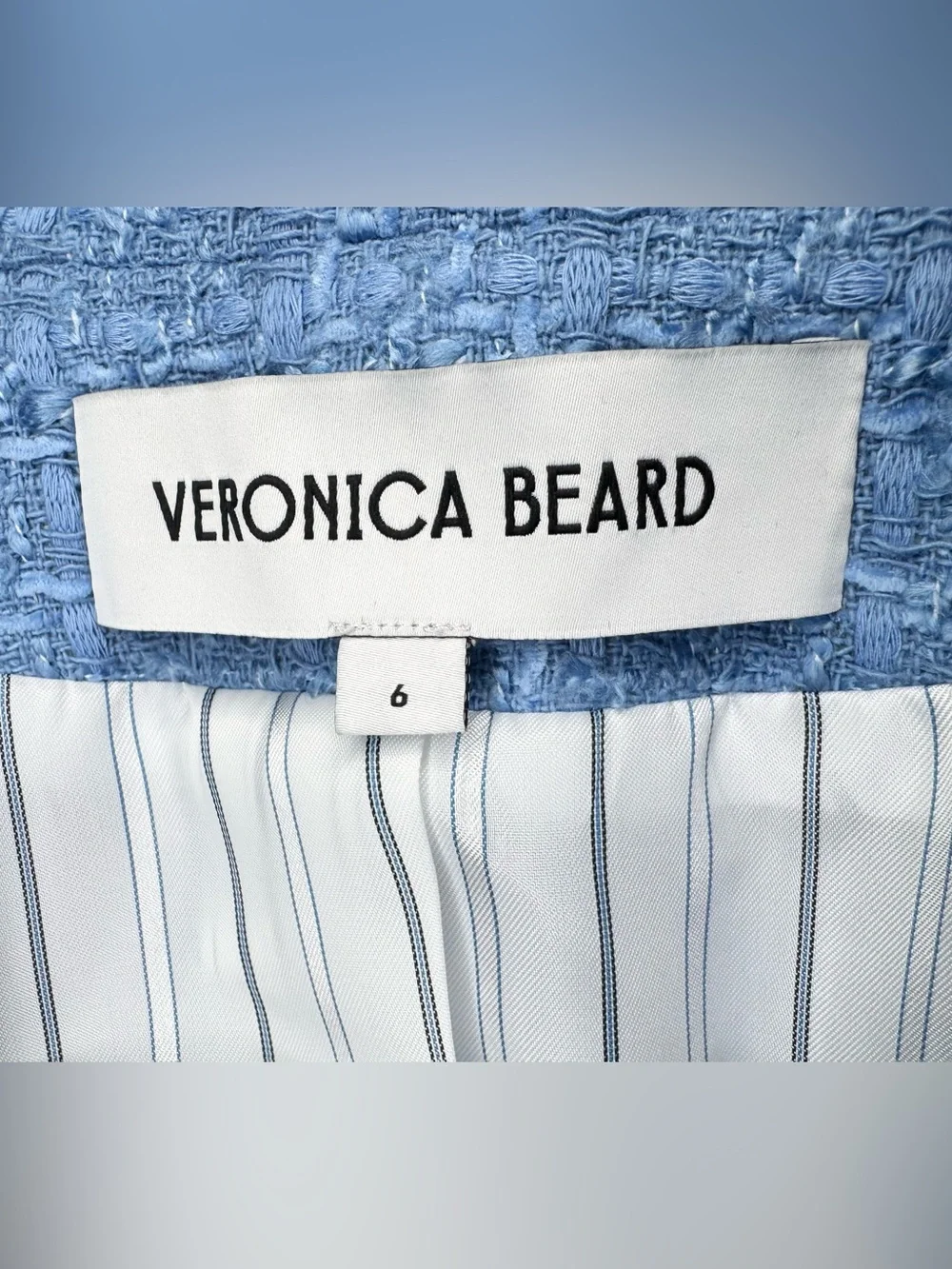 Veronica Beard Hosanna Tweed Dickey Jacket